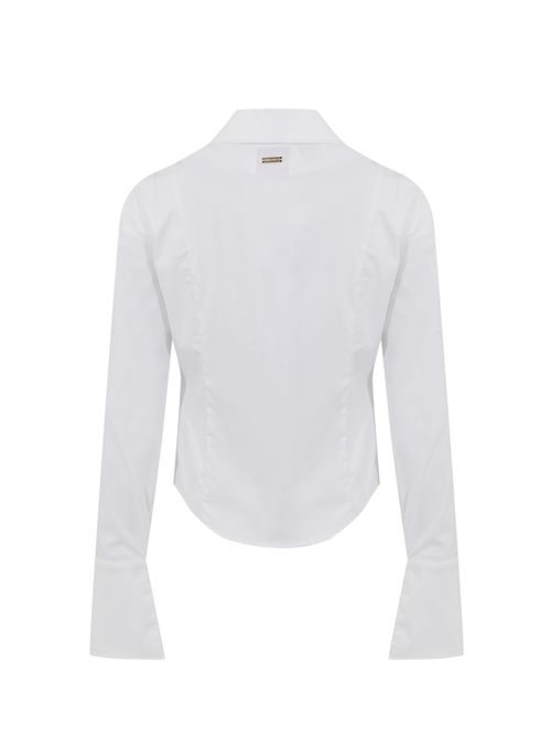 Camicia in popeline di cotone con rose Cocco NO SECRETS | 261NS118COCCO